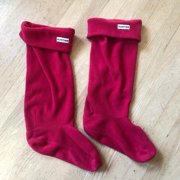 Hunter Vibrant Red Boot Liners - Picture 1 of 3